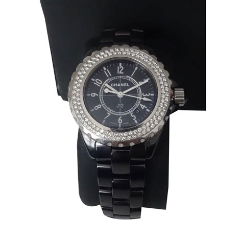 montre chanel noir femme|montre Chanel tarif.